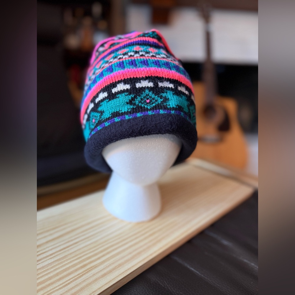Turtle Fur Wool Fleece Beanie MADE IN USA 90s-00s